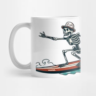 Surfing Skeleton Mug